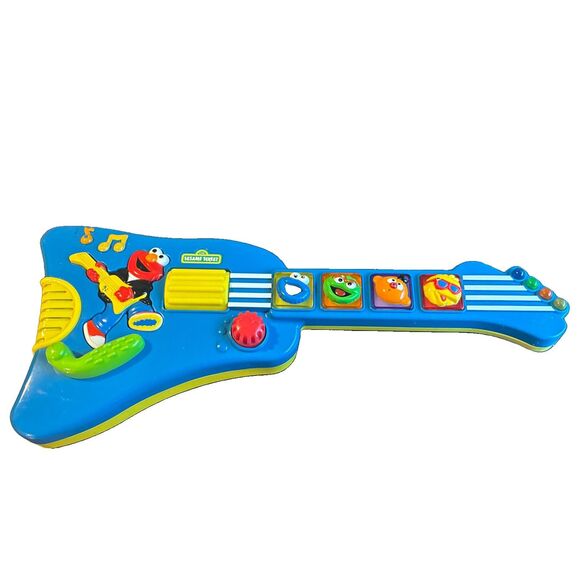 Tyco Preschool Toys Other - Sesame Street Elmo Rock & Roll Guitar Musical Instrument Toy Lights Tyco 1998